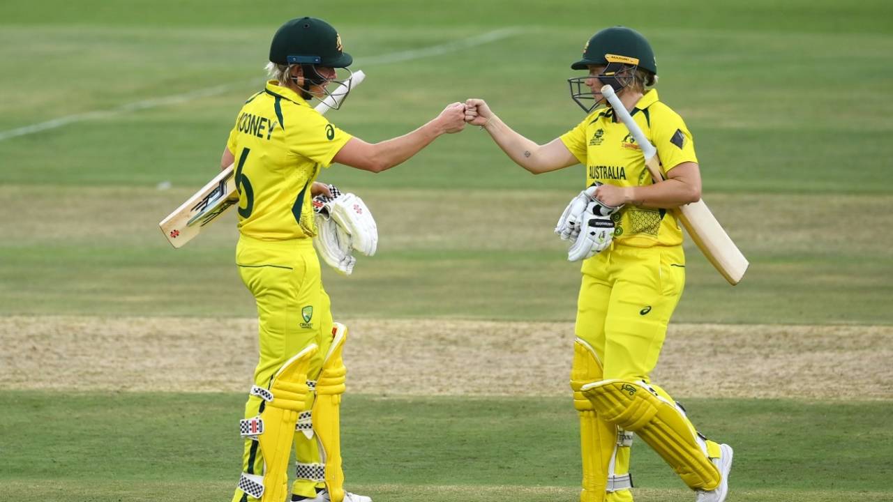 Alyssa Healy and Beth Mooney made short work of the chase&nbsp;&nbsp;&bull;&nbsp;&nbsp;ICC via Getty Images