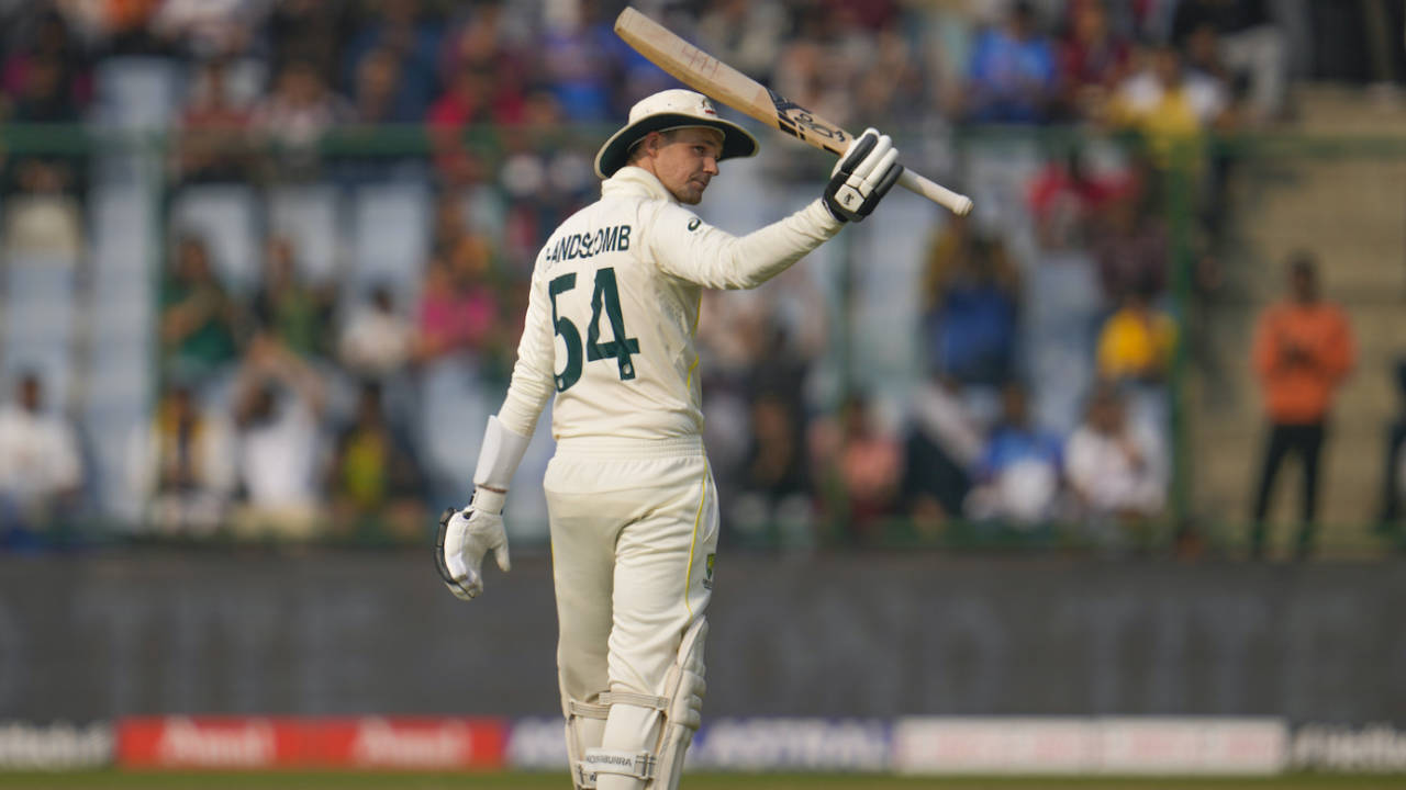 Peter Handscomb brings up his half-century, India vs Australia, 2nd Test, Delhi, 1st day, February 17, 2023