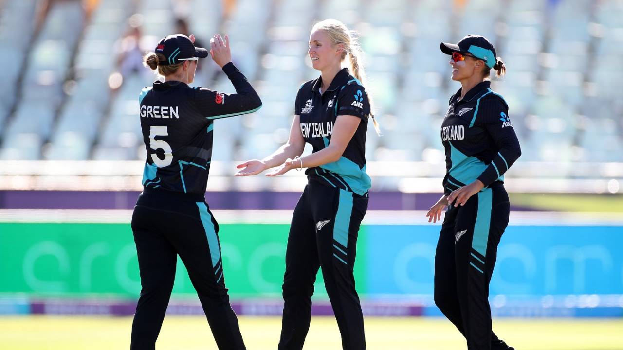 Hannah Rowe struck twice in her first two overs, New Zealand v Bangladesh, Women's T20 World Cup, Cape Town, February 17, 2023