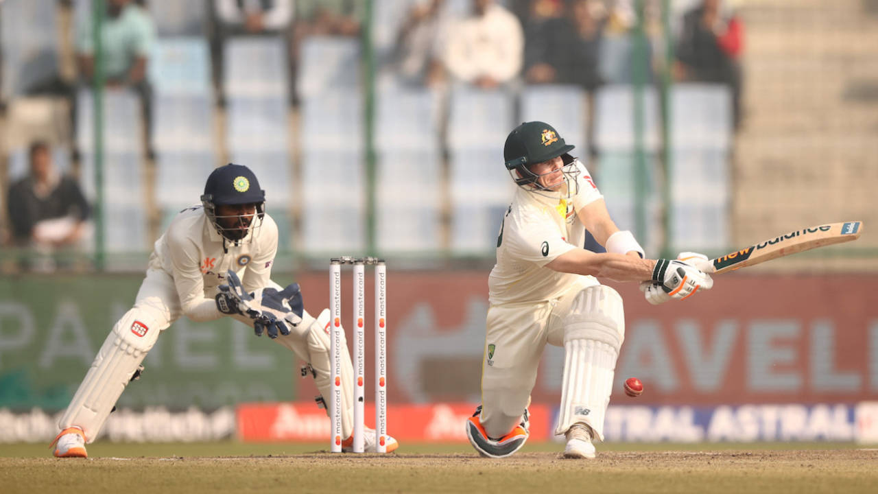 Steven Smith was out lbw after missing a sweep, India vs Australia, 2nd Test, Delhi, 3rd day, February 19, 2023