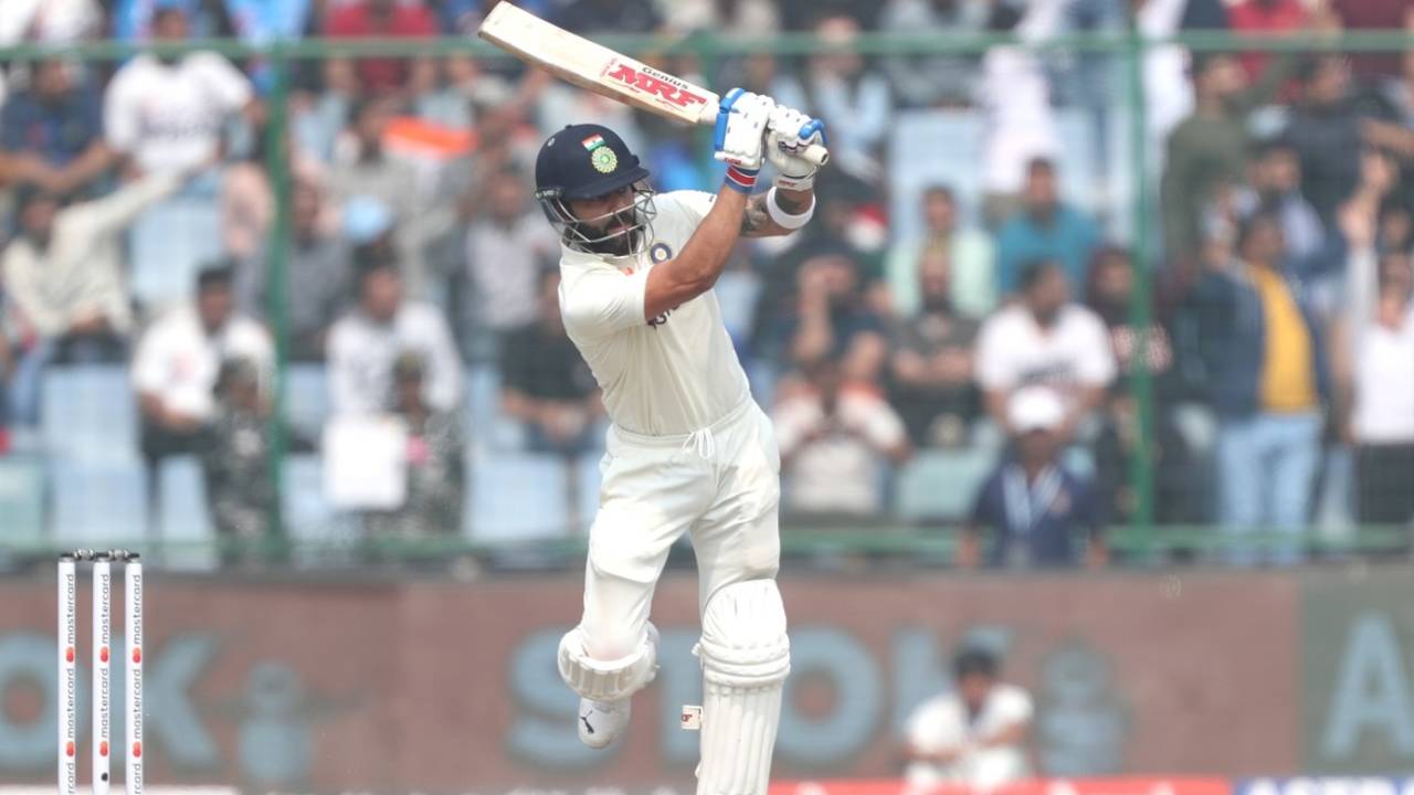 Virat Kohli flicks one away - like many of his team-mates in the Delhi Test&nbsp;&nbsp;&bull;&nbsp;&nbsp;BCCI