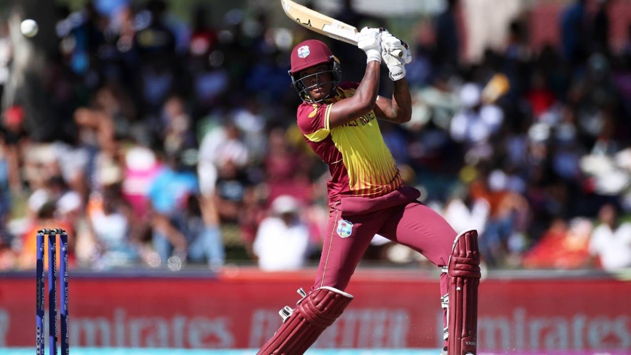 Chinelle Henry forces one through the off side, Pakistan vs West Indies, Women's T20 World Cup, Paarl, February 19, 2023