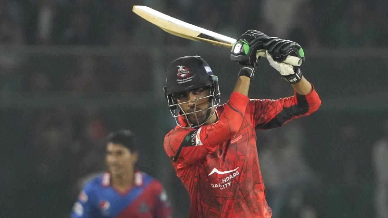 Mirza Baig gave Lahore Qalandars' chase the perfect launchpad, Karachi Kings vs Lahore Qalandars, PSL 2023, Karachi, February 19, 2023