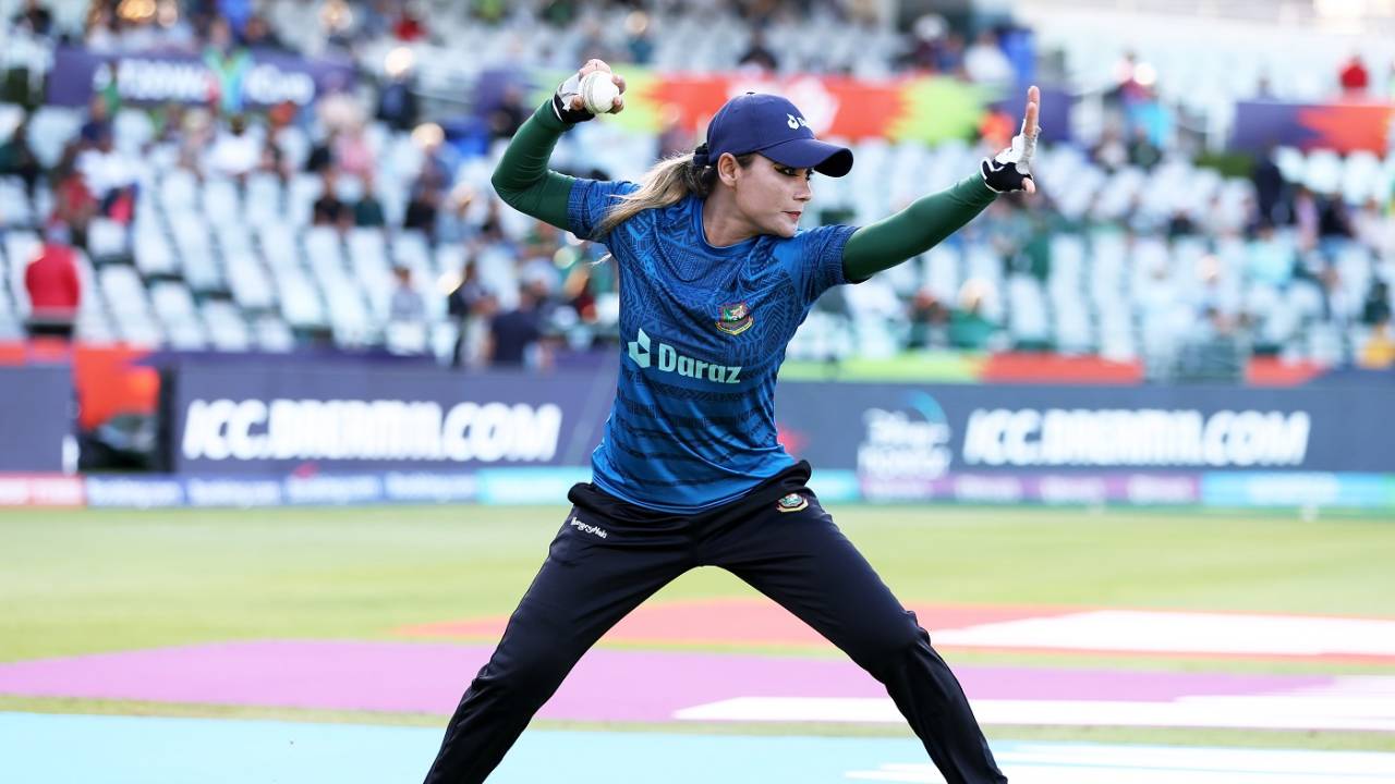 Jahanara Alam came into the side replacing Rumana Ahmed, South Africa vs Bangladesh, Women's T20 World Cup, Cape Town, February 21, 2023