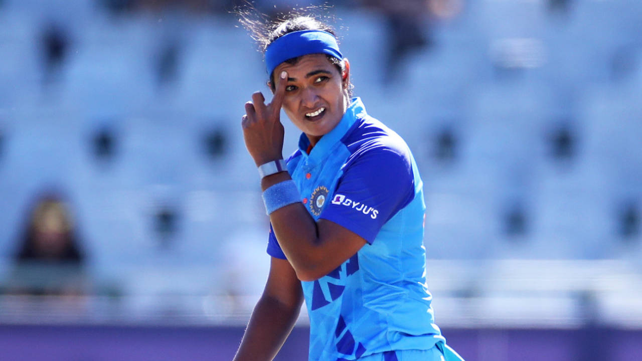 Shikha Pandey was among the wickets, Australia vs India, Women's T20 World Cup, semi-final, Cape Town, February 23, 2023
