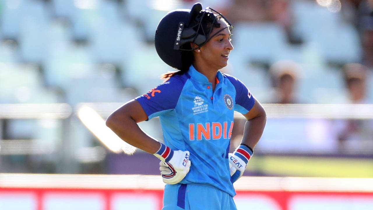 Harmanpreet Kaur: "Specially, I should give credit to Jemimah, the way she batted today. She was the one who gave us the momentum we were looking for"&nbsp;&nbsp;&bull;&nbsp;&nbsp;ICC/Getty Images