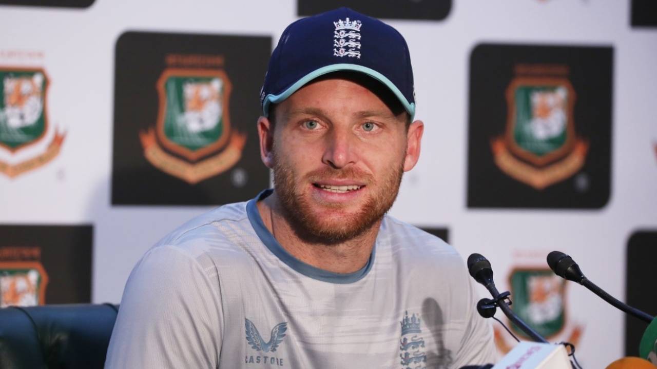 Jos Buttler addresses the media ahead of the first ODI, Dhaka, February 26, 2023