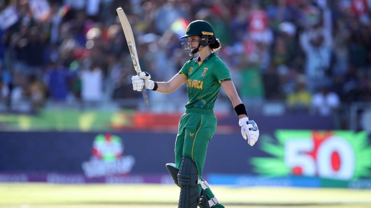 Laura Wolvaardt fifty kept South Africa in chase after quick wickets, South Africa vs Australia, Women's T20 World Cup, Final, Cape Town, February 26, 2023