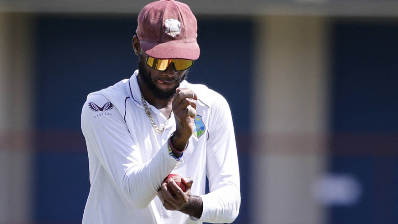 Kraigg Brathwaite works on the ball with his elbow, South Africa vs West Indies, 1st Test, Centurion, 1st day, February 28, 2023
