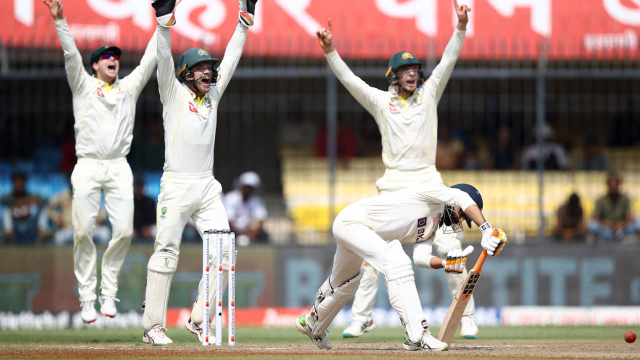 Ravindra Jadeja was trapped lbw by Nathan Lyon, India vs Australia, 3rd Test, Indore, 2nd day, March 2, 2023
