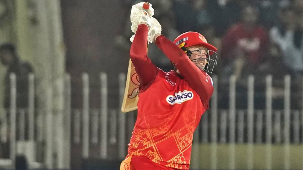 Colin Munro during his whirlwind knock, Islamabad United vs Quetta Gladiators, PSL, Karachi, March 05, 2023