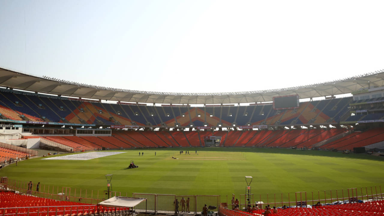 A general view of the Narendra Modi stadium, March 7, 2023