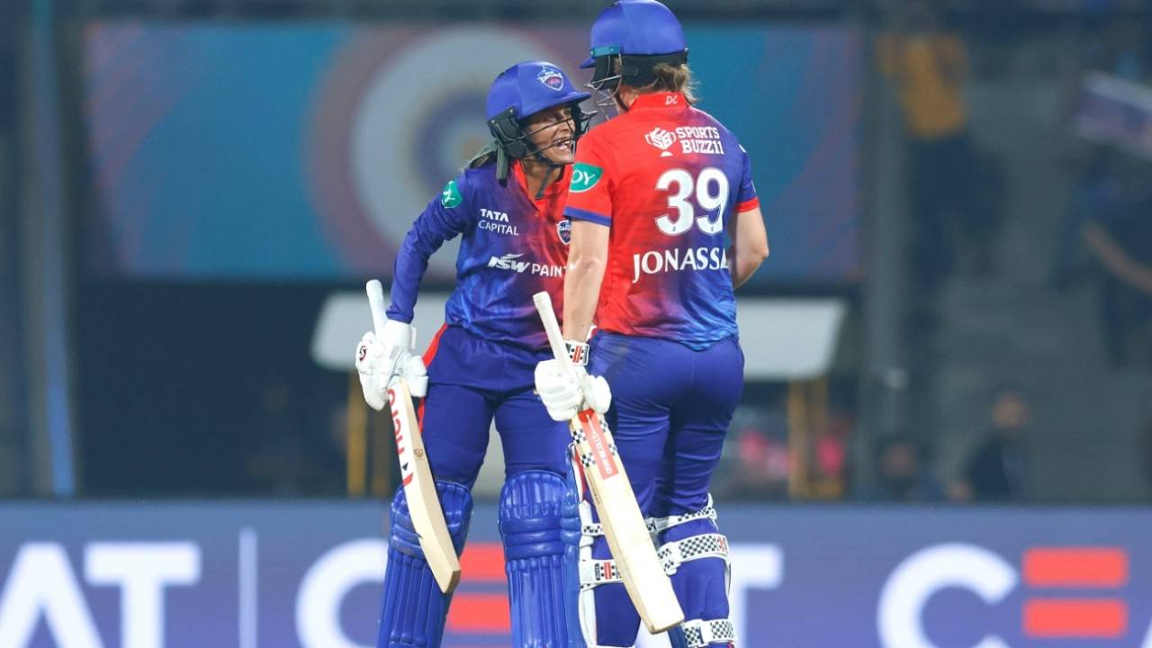 Jemimah Rodrigues and Jess Jonassen helped Capitals add 65 in the last five overs, Delhi Capitals vs UP Warriorz, Women's Premier League, Navi Mumbai, March 7, 2023
