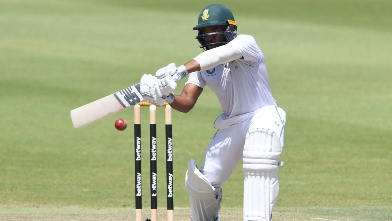 Temba Bavuma slaps one away, South Africa vs West Indies, 2nd Test, Johannesburg, 3rd day, March 10, 2023