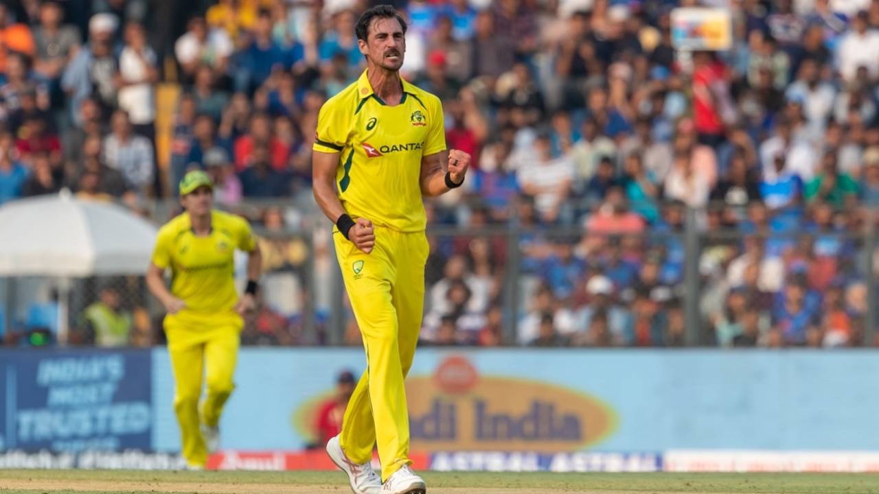 Mitchell Starc has been in fine form for Australia in the ODI series in India&nbsp;&nbsp;&bull;&nbsp;&nbsp;BCCI
