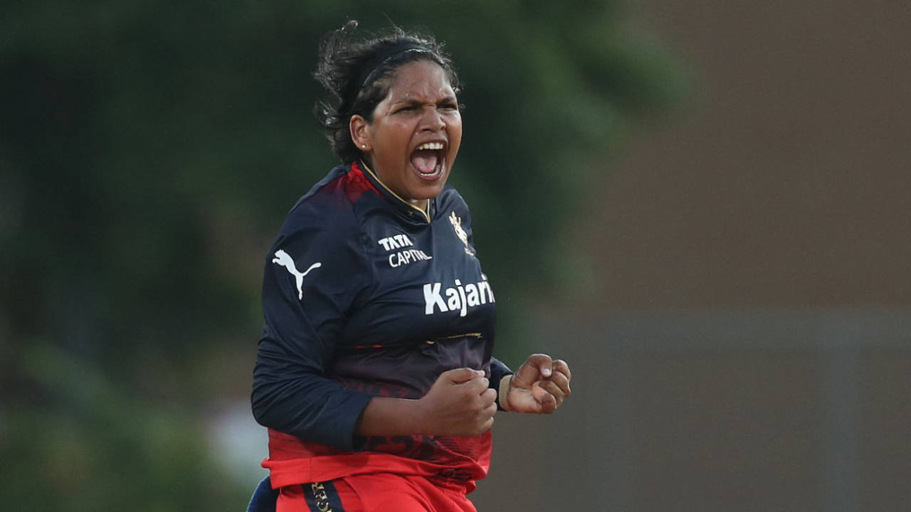 S Asha was joint second-highest wicket-taker taker in WPL with 12 scalps&nbsp;&nbsp;&bull;&nbsp;&nbsp;BCCI