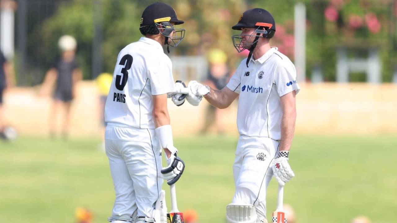 Ashton Turner and Joel Paris shared a valuable partnership, Western Australia vs Victoria, Sheffield Shield, Final, WACA, March 25, 2023
