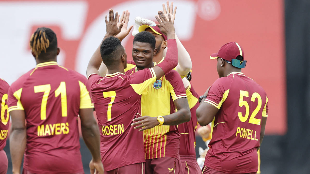 West Indies made early breakthroughs in abridged contest, South Africa vs West Indies, 1st T20I, Centurion, March 25, 2023