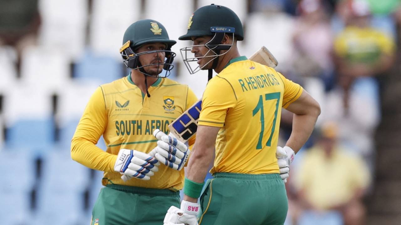 Quinton de Kock and Reeza Hendricks get together, South Africa vs West Indies, 2nd T20I, Centurion, March 26, 2023