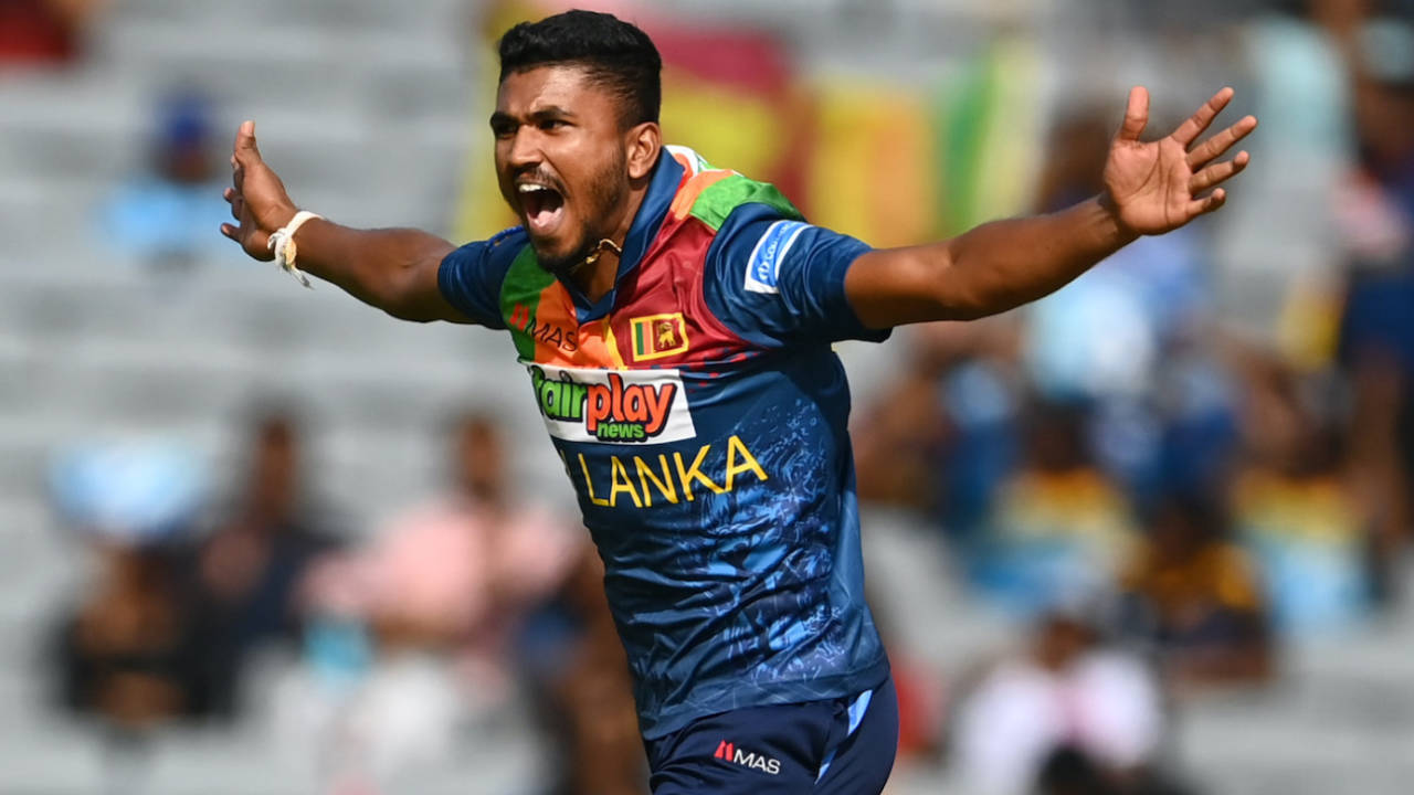 Dilshan Madushanka, 22, has picked up 12 wickets in 11 T20Is for Sri Lanka&nbsp;&nbsp;&bull;&nbsp;&nbsp;Getty Images