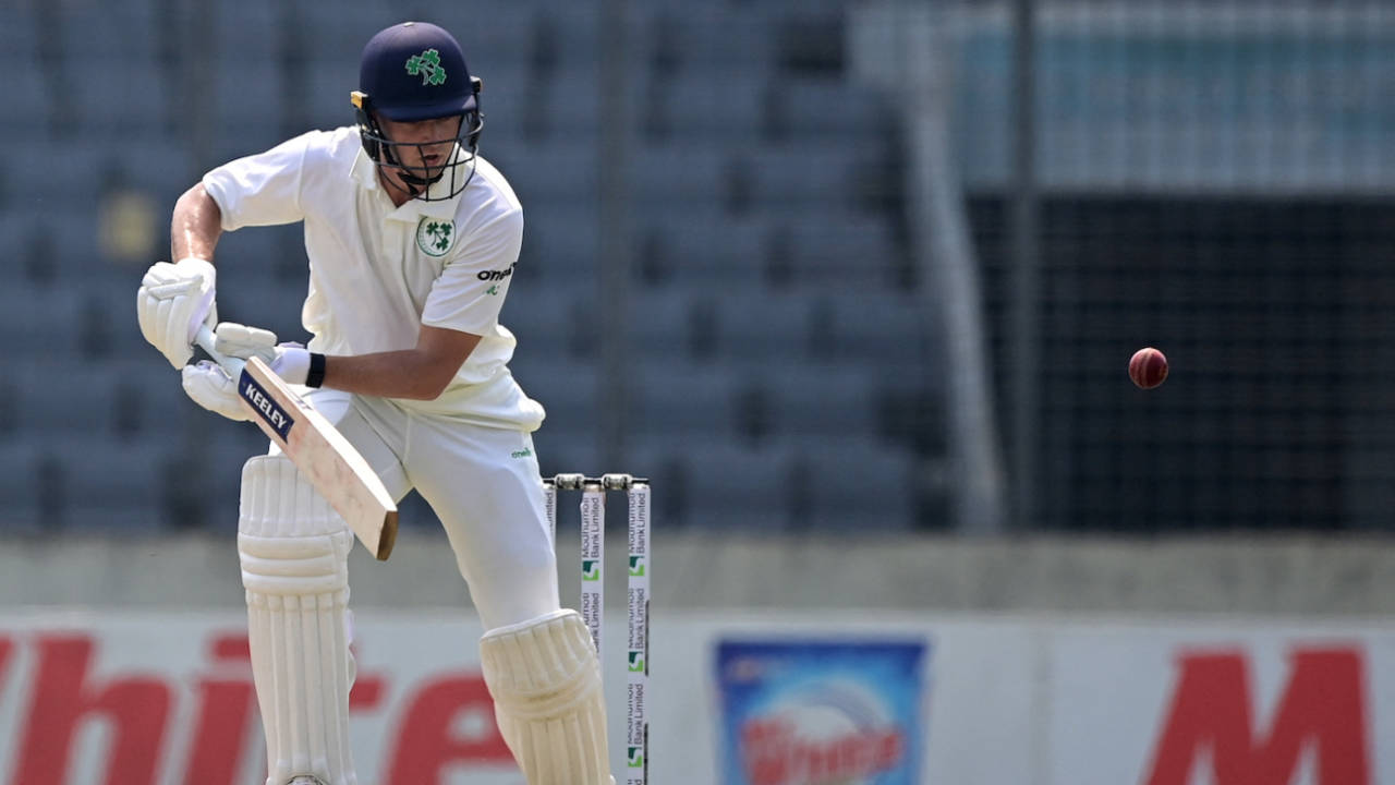 Murray Commins' debut innings didn't last very long, Bangladesh vs Ireland, only Test, Dhaka, 1st day, April 4, 2023
