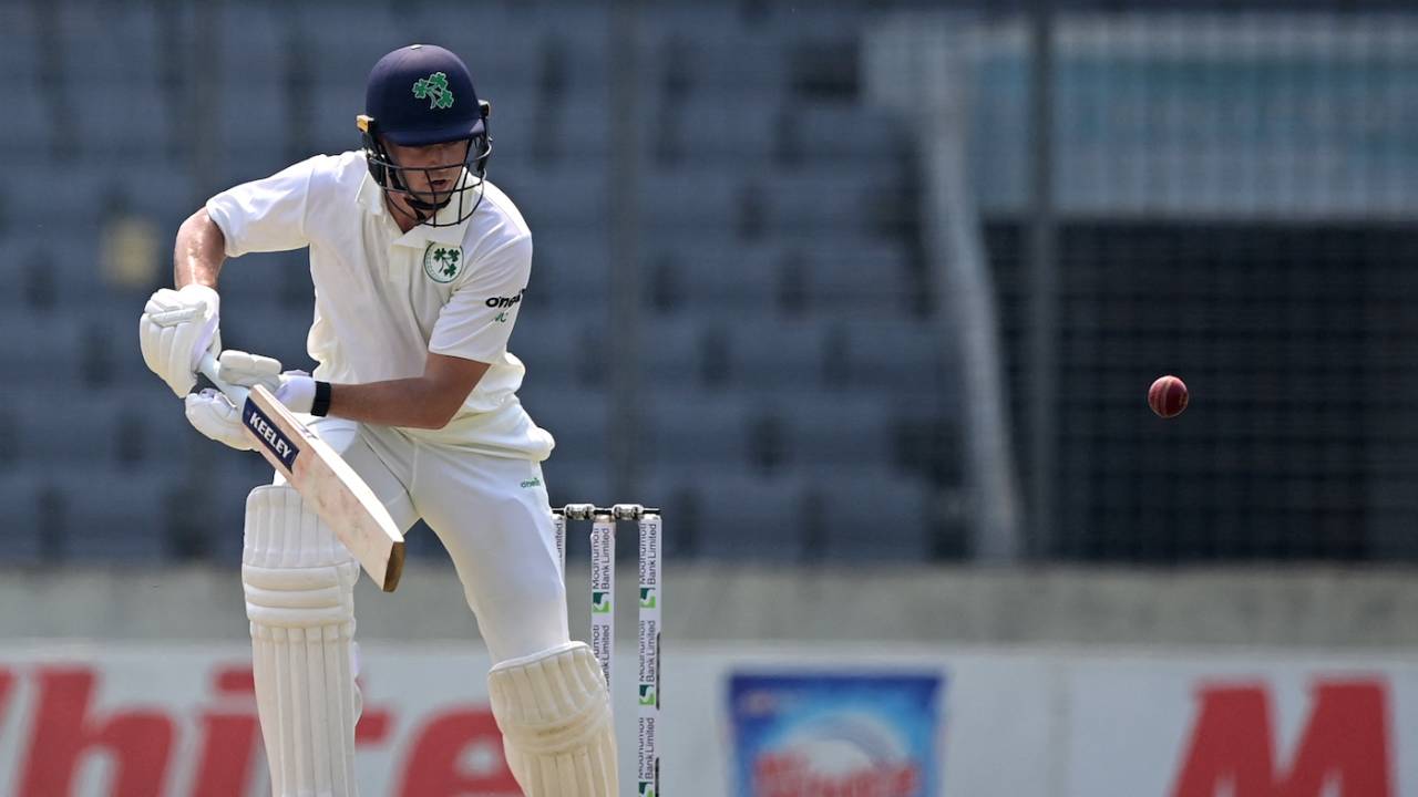 Murray Commins' debut innings didn't last very long, Bangladesh vs Ireland, only Test, Dhaka, 1st day, April 4, 2023