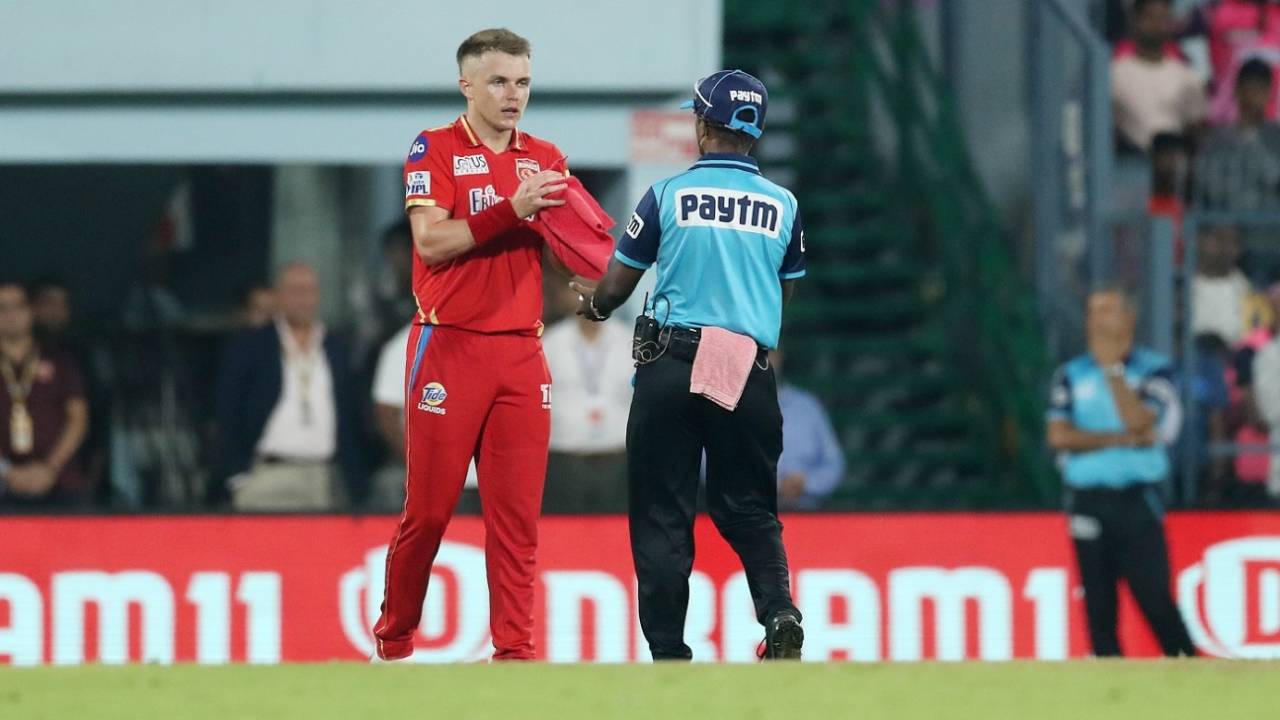 Sam Curran said that the wet ball was "like a soap", Rajasthan Royals vs Punjab Kings, IPL 2023, Guwahati, April 5, 2023