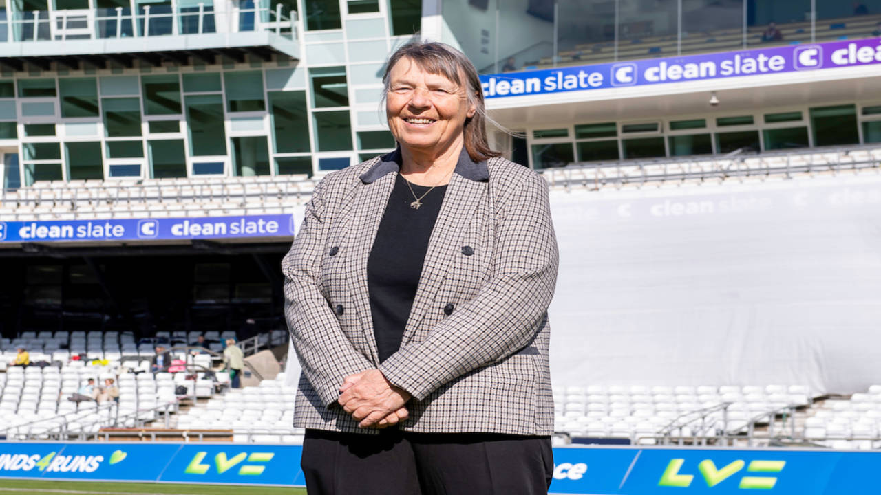 Jane Powell, the first woman to become Yorkshire president, Headingley, April 8, 2023