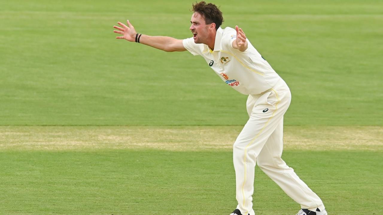 Jordan Buckingham appeals for a wicket&nbsp;&nbsp;&bull;&nbsp;&nbsp;Getty Images