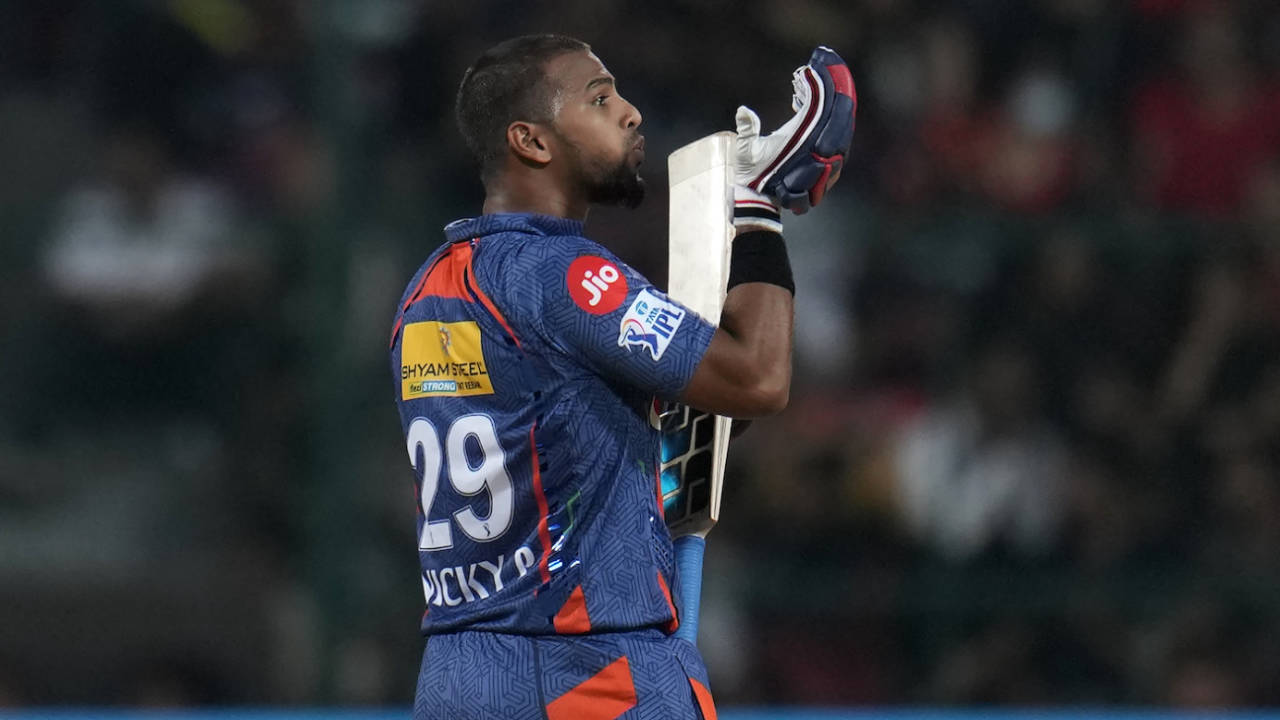 Nicholas Pooran brought up the quickest half-century of the season so far to lead his side to victory&nbsp;&nbsp;&bull;&nbsp;&nbsp;Associated Press