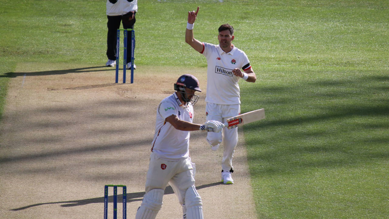 James Anderson removed Nick Browne for a duck in his first over&nbsp;&nbsp;&bull;&nbsp;&nbsp;Andrew Miller