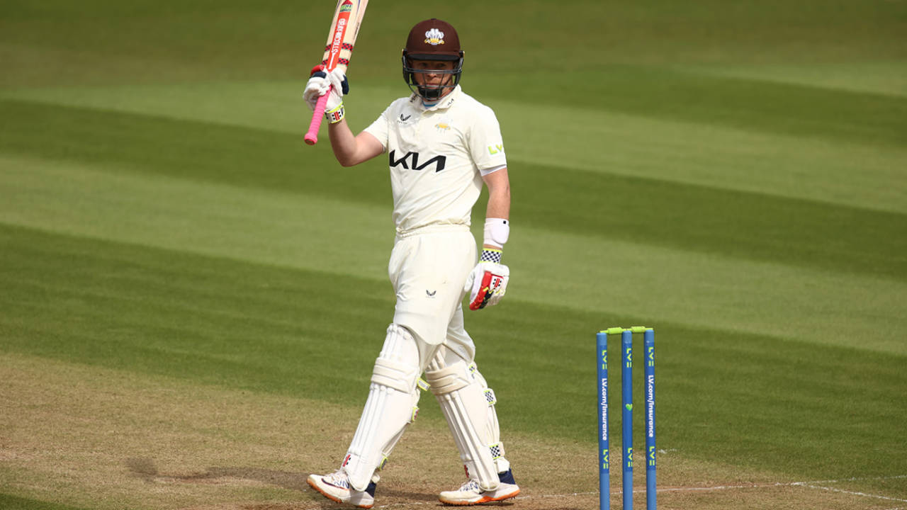 Ollie Pope soaks up the accolades&nbsp;&nbsp;&bull;&nbsp;&nbsp;Getty Images for Surrey CCC