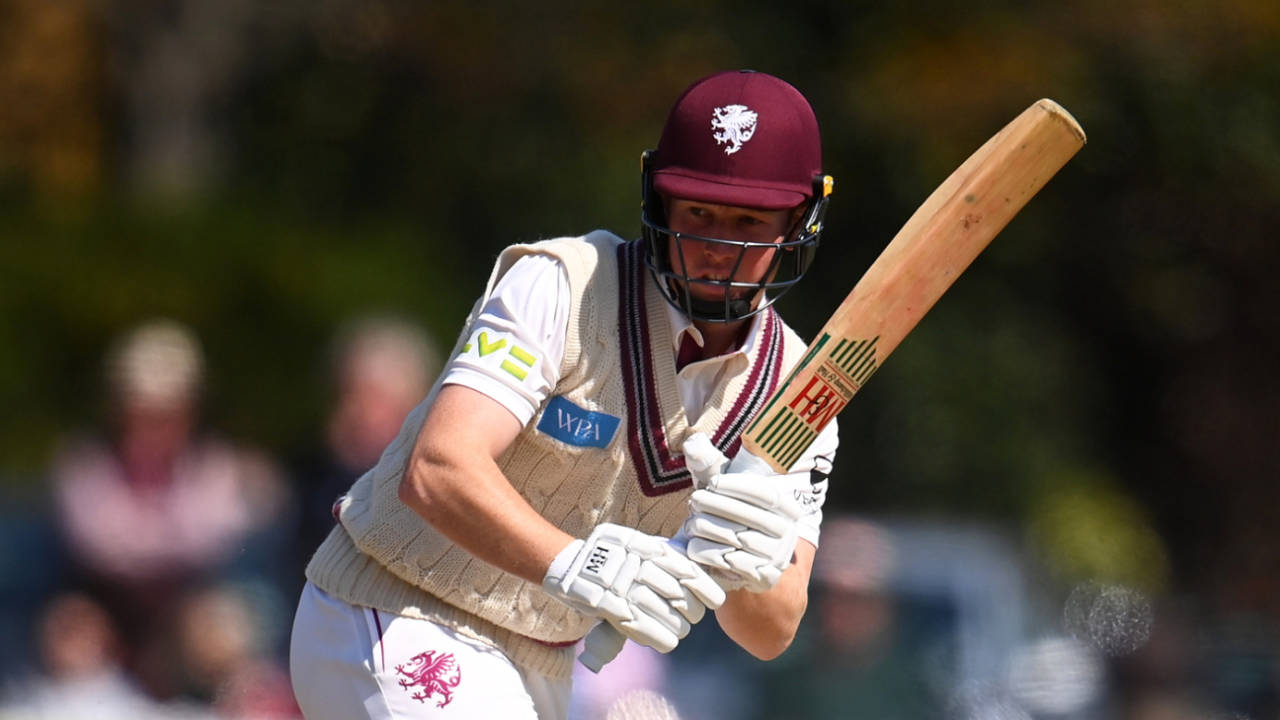 James Rew has been a solid presence for Somerset, Somerset vs Lancashire, Taunton, County Championship, 1st day, April 20, 2023 