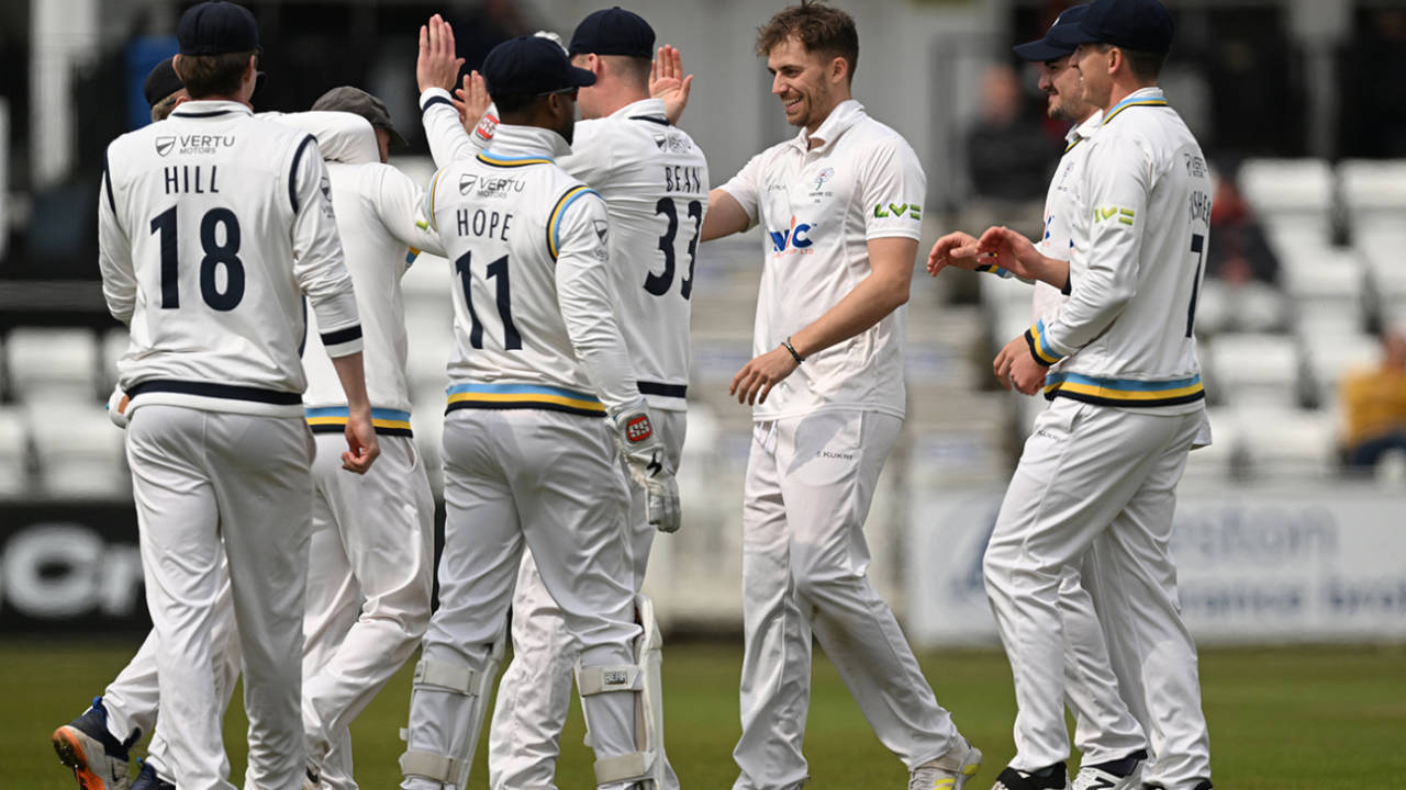 Ben Coad secured a five-wicket haul on the second day, Sussex vs Yorkshire, LV= County Championship, Division Two, April 21, 2023