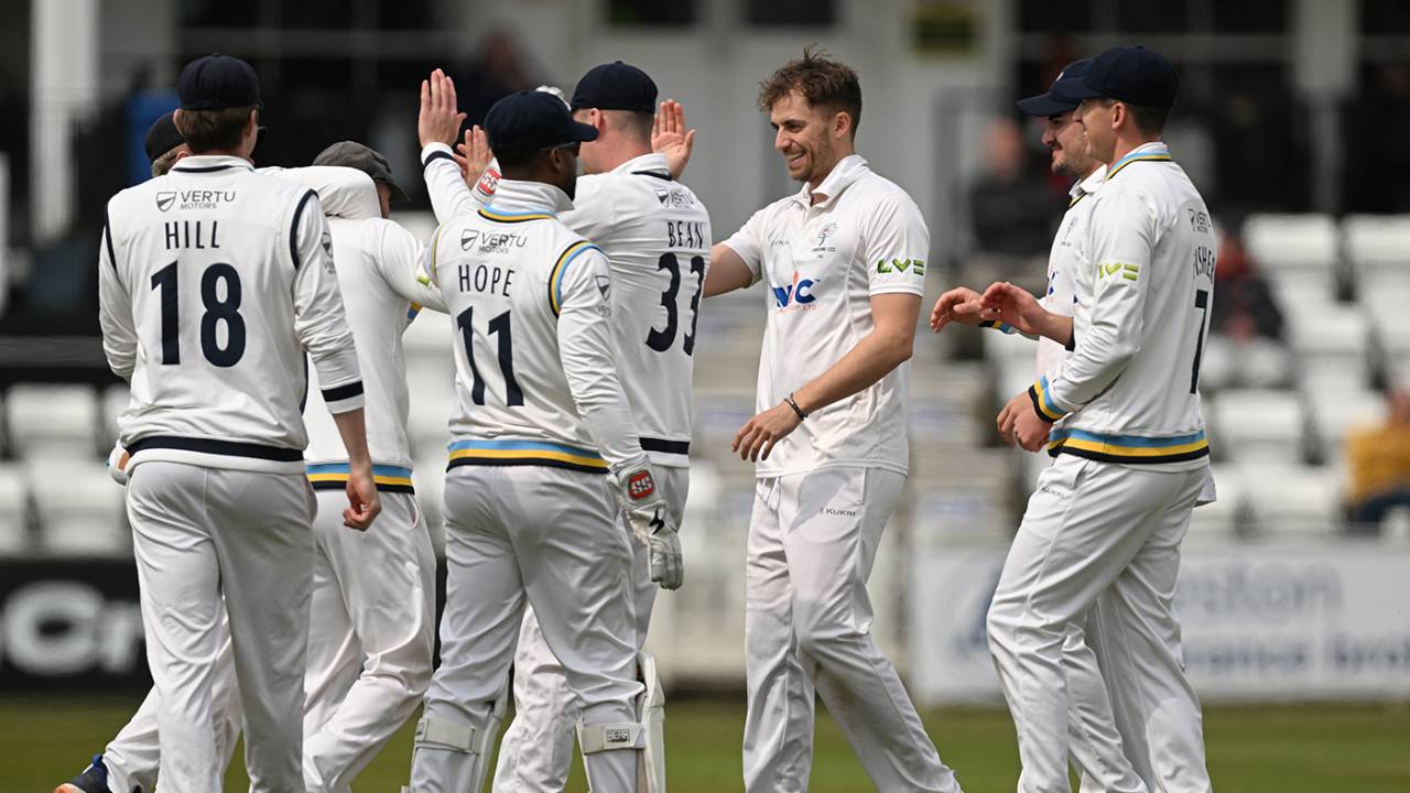 Ben Coad secured a five-wicket haul on the second day, Sussex vs Yorkshire, LV= County Championship, Division Two, April 21, 2023