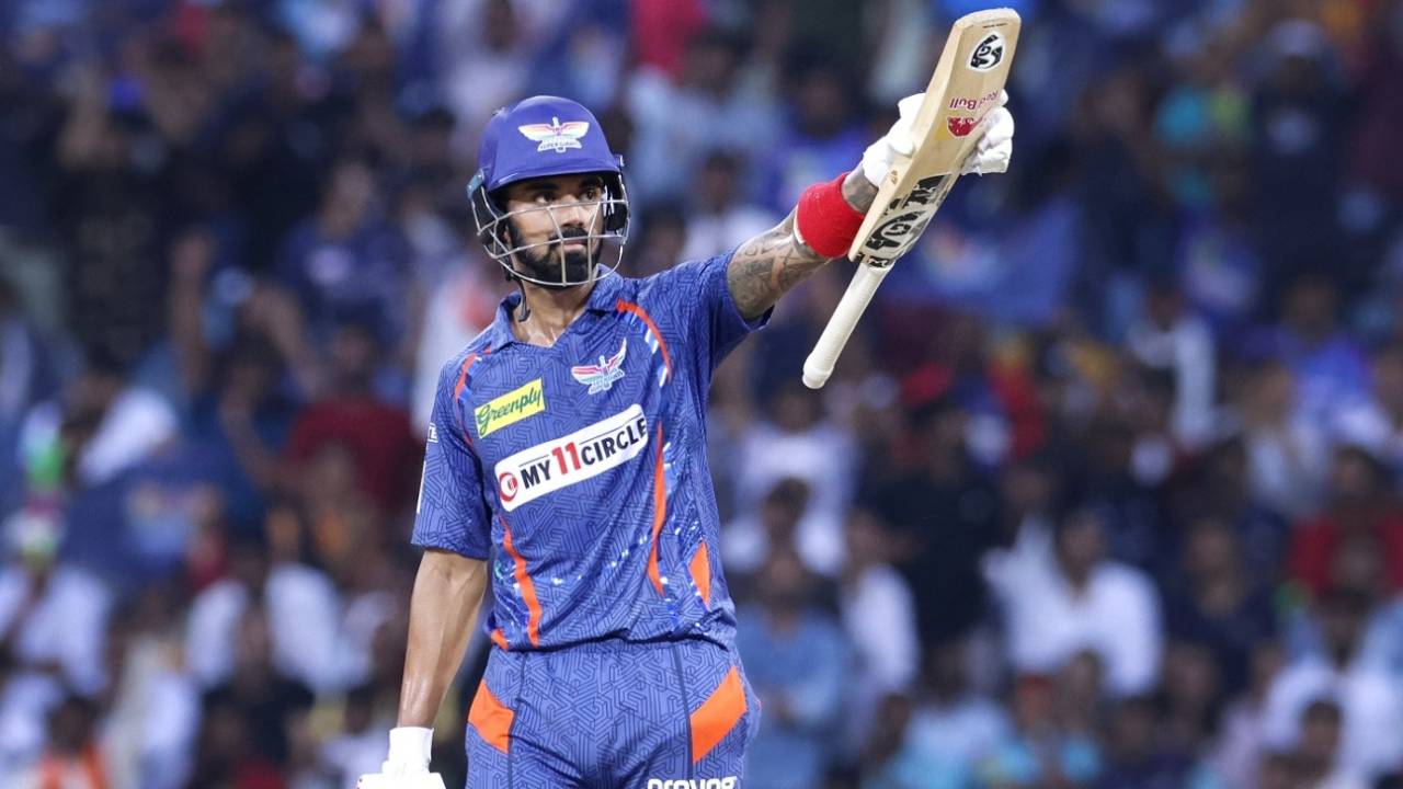 KL Rahul brought up his fifty off 38 balls, Lucknow Super Giants vs Gujarat Titans, IPL 2023, Lucknow, April 22, 2023