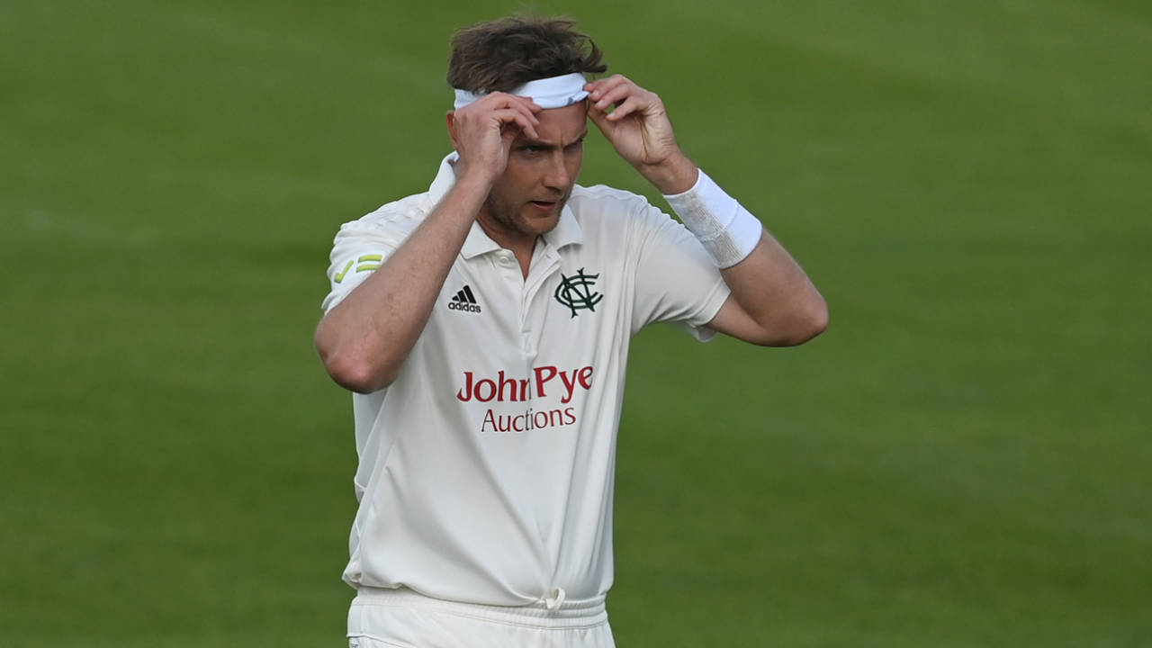 Stuart Broad's Ashes build-up continued at Lord's, Middlesex vs Nottinghamshire, County Championship, 2nd day, April 21, 2023