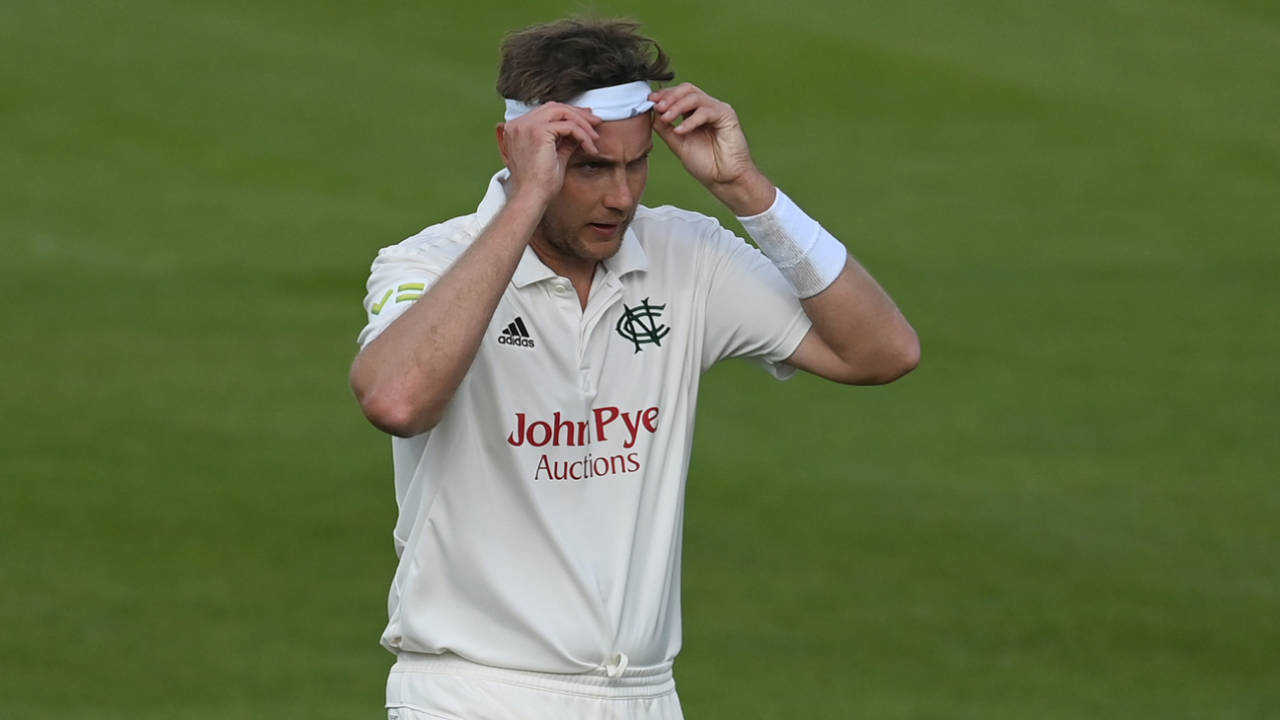 Stuart Broad's Ashes build-up continued at Lord's, Middlesex vs Nottinghamshire, County Championship, 2nd day, April 21, 2023
