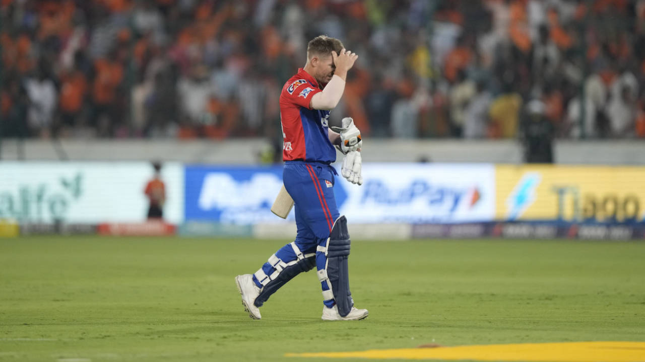 David Warner fell for 21 against his former team, Sunrisers Hyderabad vs Delhi Capitals, IPL 2023, Hyderabad, April 24, 2023