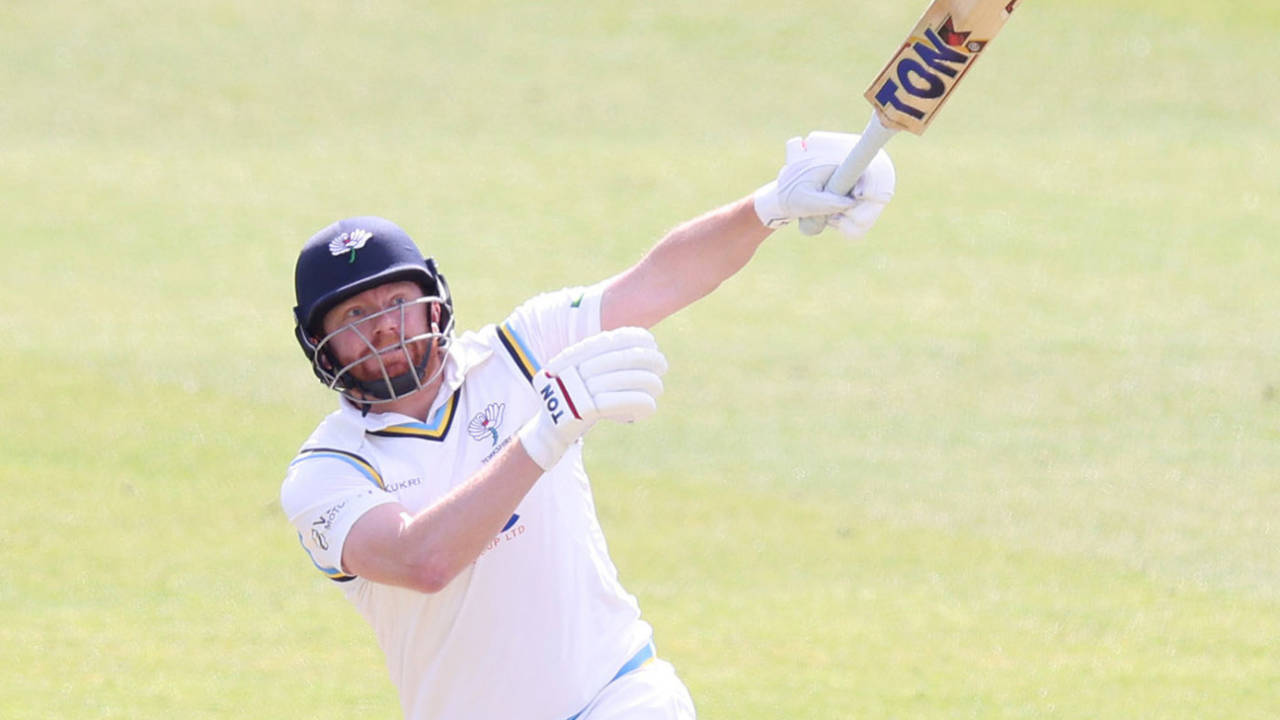 Jonny Bairstow made 97 from 88 balls on his comeback from a broken leg, Yorkshire 2nd XI vs Nottinghamshire 2nd XI, Headingley, April 25, 2023