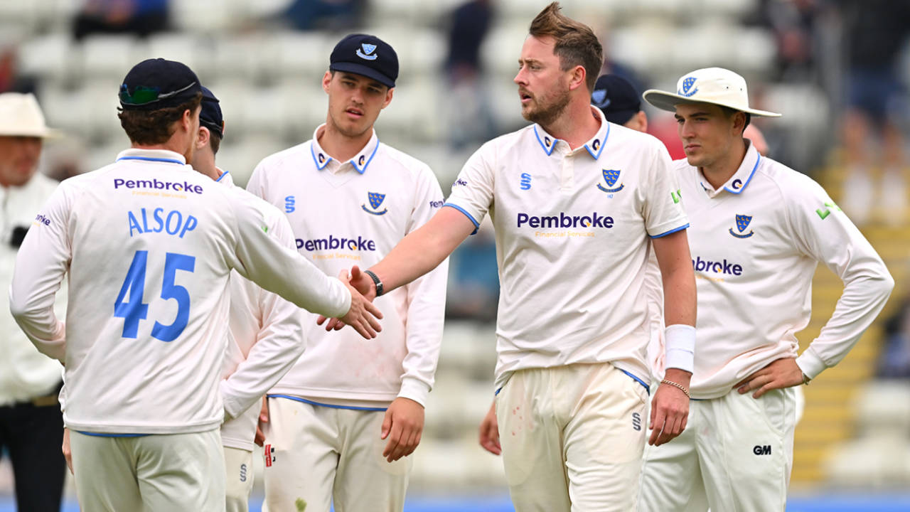Ollie Robinson claimed a seven-wicket haul, Worcestershire vs Sussex, County Championship, Division Two, New Road, 1st day, May 4, 2023