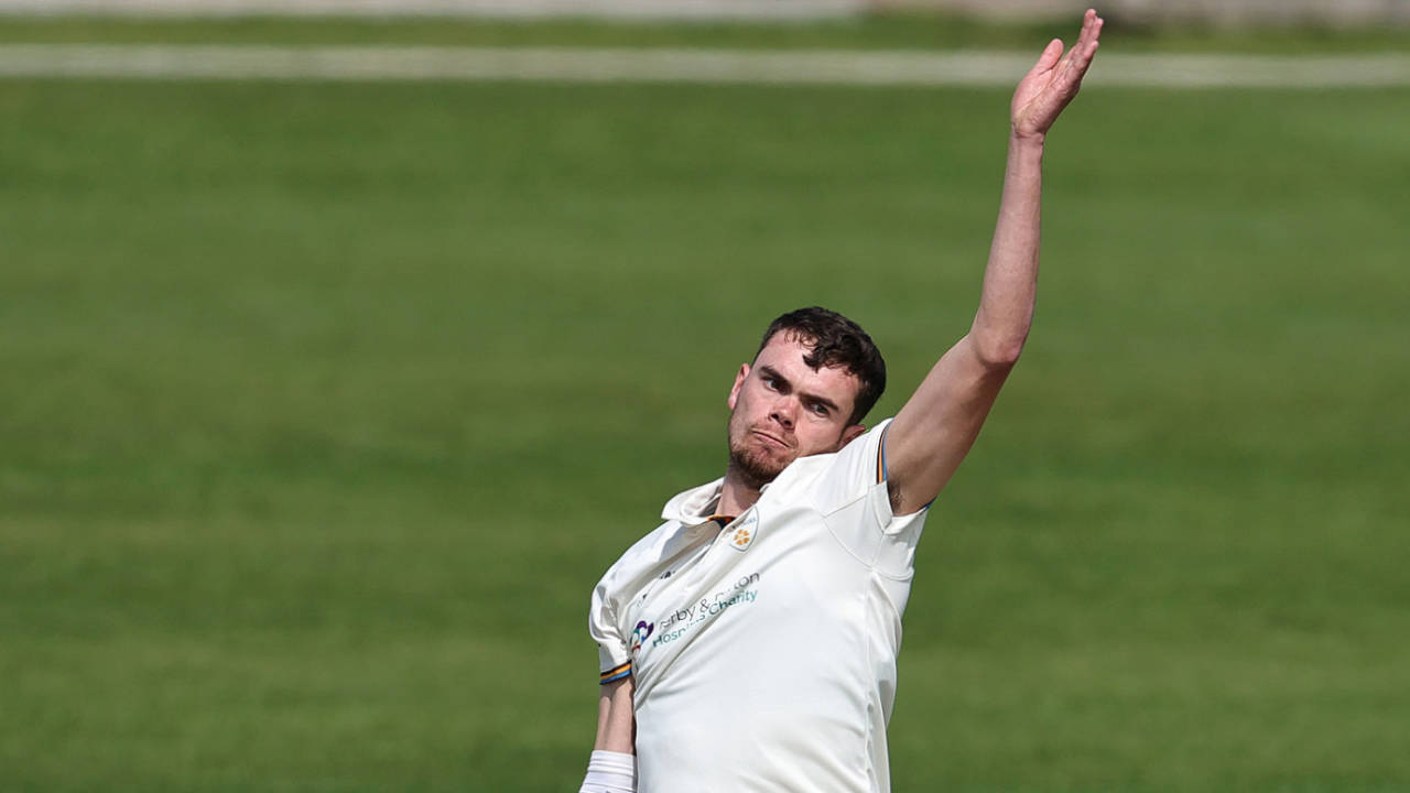 Sam Conners spearheads Derbyshire's attack, Leicestershire vs Derbyshire, Leicester, County Championship, 2nd day, May 5, 2023