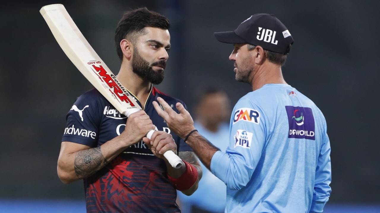 Virat Kohli chats with Ricky Ponting, Delhi Capitals vs Royal Challengers Bangalore, IPL 2023, Delhi, May 6, 2023
