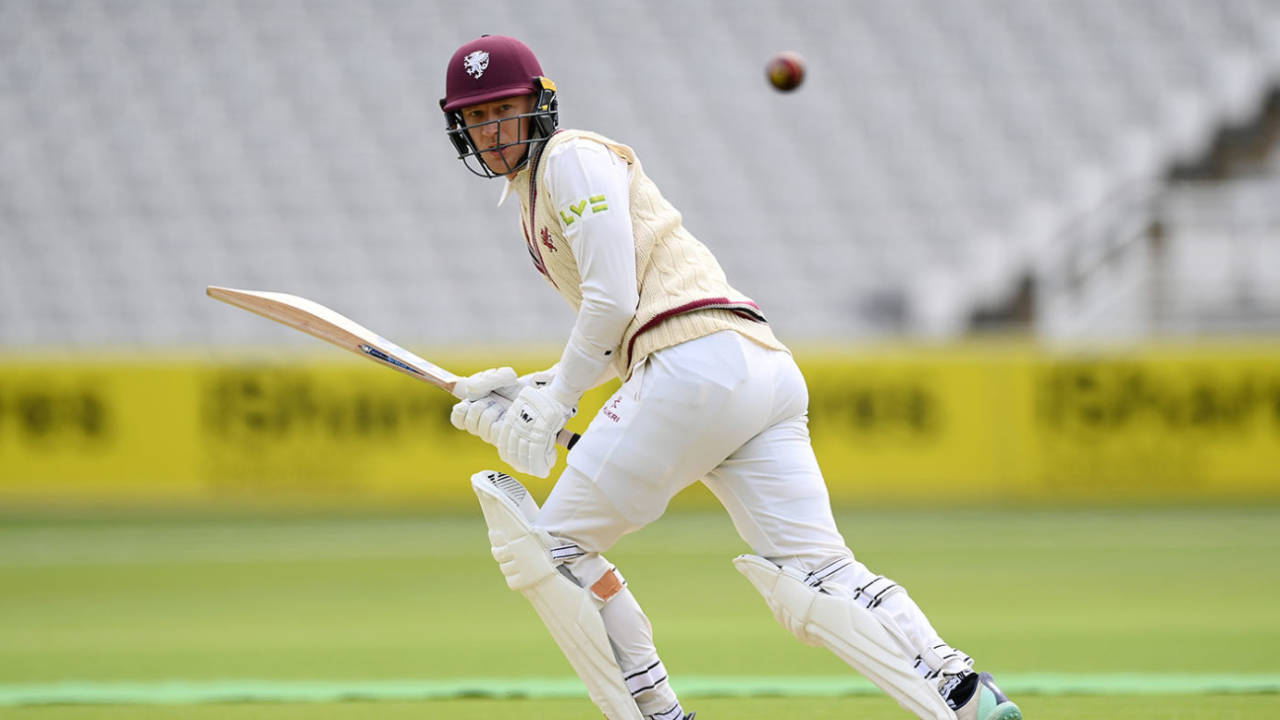 George Bartlett clips the ball to leg, Middlesex vs Somerset, Lord's, LV= Insurance Championship, May 18, 2023