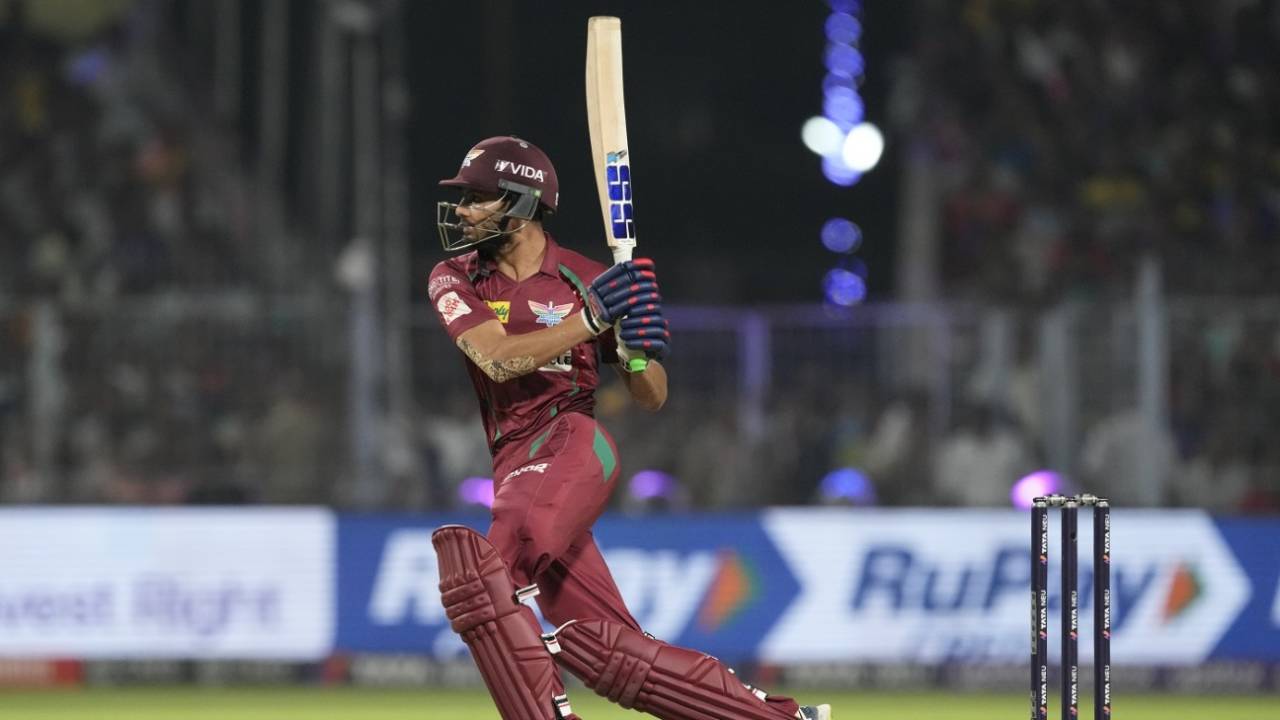 Prerak Mankad played his shots in the powerplay, Kolkata Knight Riders vs Lucknow Super Giants, IPL 2023, Kolkata, May 20, 2023