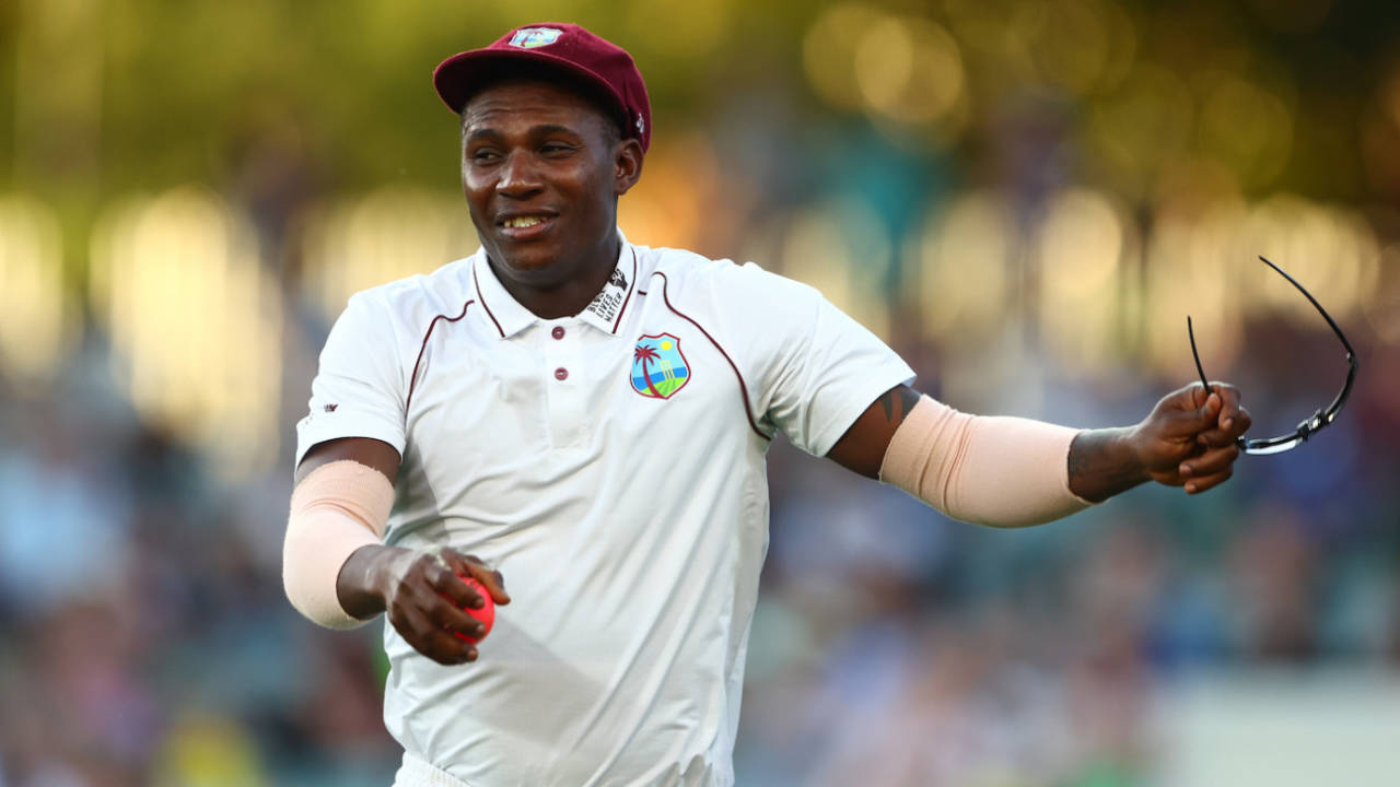 Devon Thomas last played internationally in the Adelaide Test of December 2022, his only Test appearance&nbsp;&nbsp;&bull;&nbsp;&nbsp;Getty Images