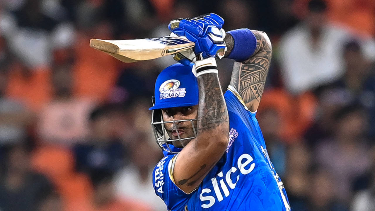 Suryakumar Yadav had a big job to do after early wickets, Gujarat Titans vs Mumbai Indians, IPL 2023 Qualifier 2, Ahmedabad, May 26, 2023