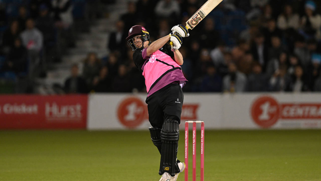 Tom Kohler-Cadmore's 72 from 42 got Somerset home, Sussex vs Somerset, Vitality Blast, South Group, Hove, May 26, 2023
