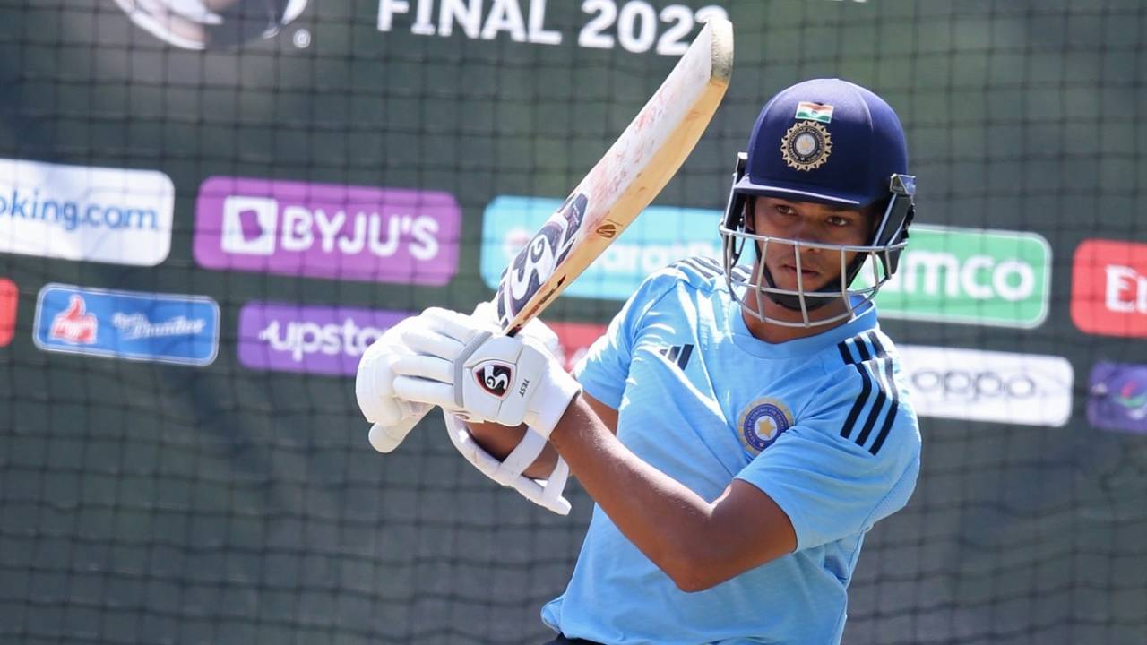 Yashasvi Jaiswal has a hit at nets, Arundel, May 31, 2023