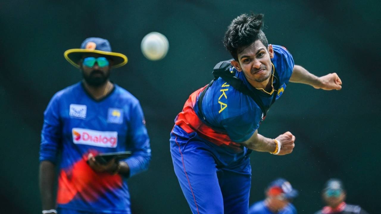 Matheesha Pathirana is among Sri Lanka's death-bowling options&nbsp;&nbsp;&bull;&nbsp;&nbsp;AFP/Getty Images
